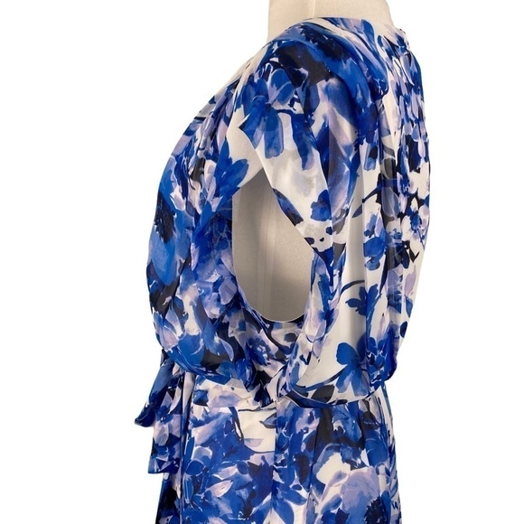 High-Low Faux-Wrap Dress | Sz 14 - Picture 5 of 11